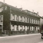 1938: Bürogebäude der Raiffeisendruckerei.